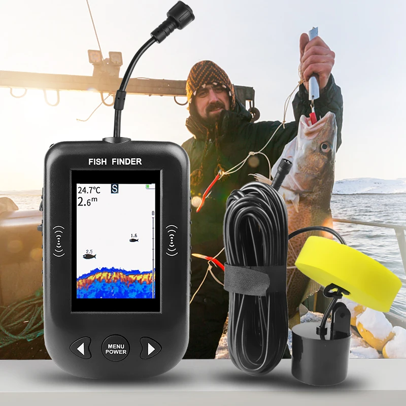 Fishing Depth Finder - Erchang XF03 Viszoekers 45 Graden 100M