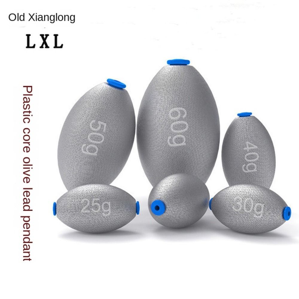 Fish Alarm - 5 Stuks Vissen Lood Olijfvormige Zinkers