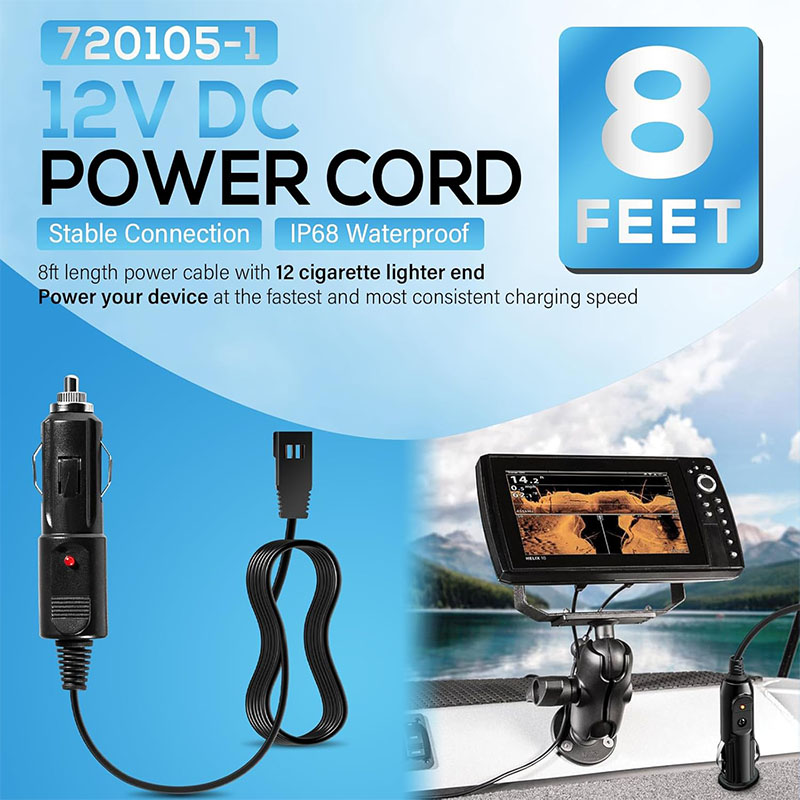 12V-voedingskabel 720105-1 voo - Fish Finder Charger recensie en prijs