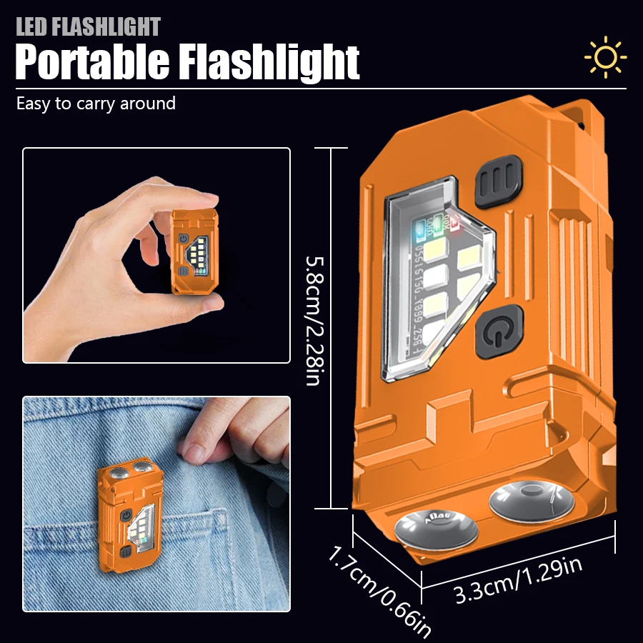 Mini sleutelhanger EDC zaklamp - Fishing Light recensie en prijs