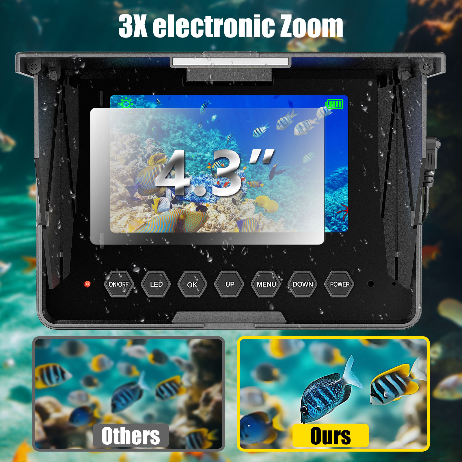Onderwaterviscamera - 15/30/50 - Fish Finder Portable recensie en prijs