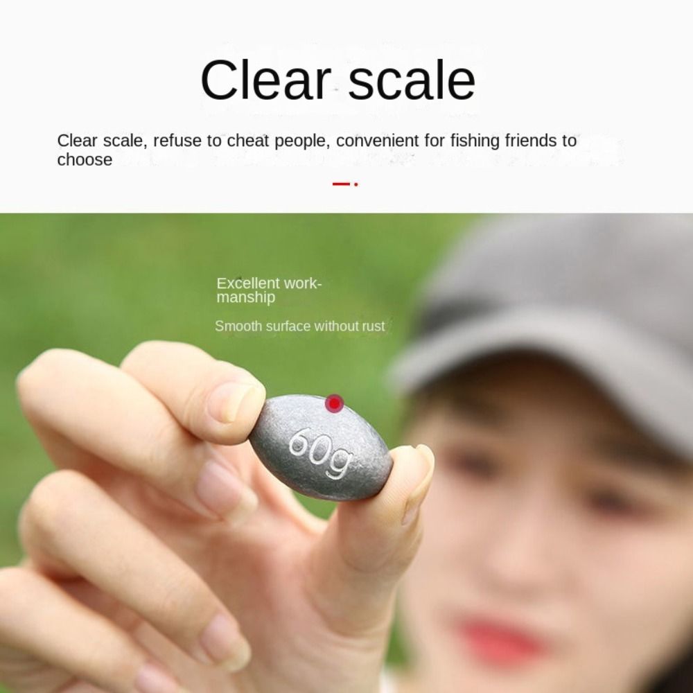 5 Stuks Vissen Lood Olijfvormi - Fish Alarm recensie en prijs