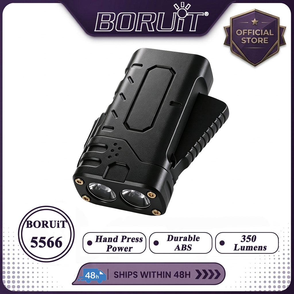 BORUIiT Handkruk EDC LED-zakla - Fishing Light recensie en prijs