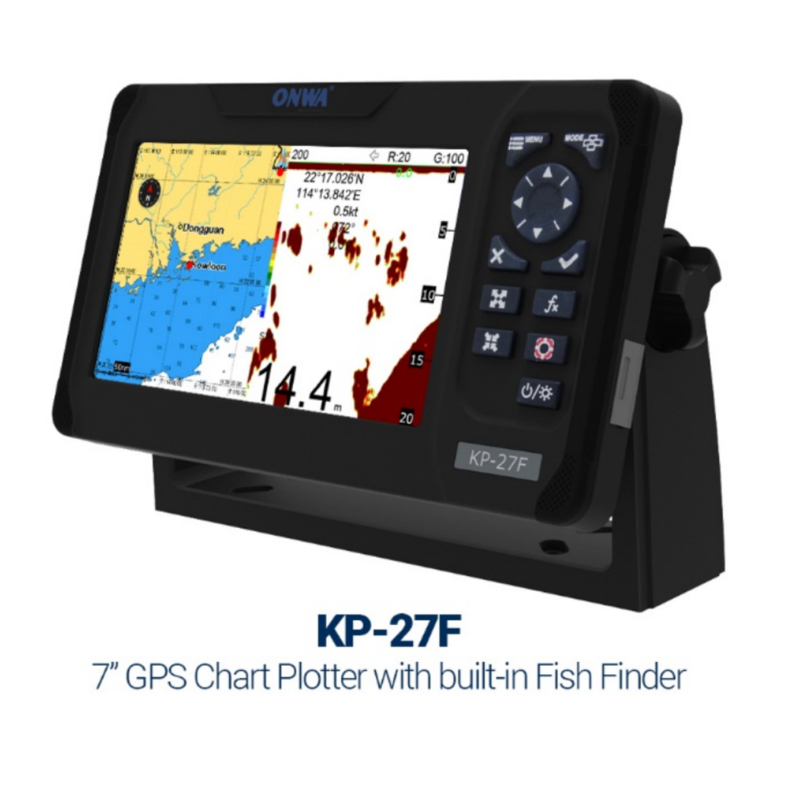 ONWA KP-27F 7-inch Marine GPS- - Fish Finder Gps recensie en prijs